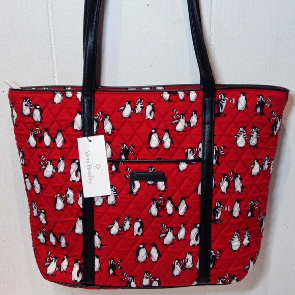 Vera Bradley Bags Vera Bradley Small Trimmed Toteplayful Penguins